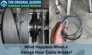 garage door cable breaks