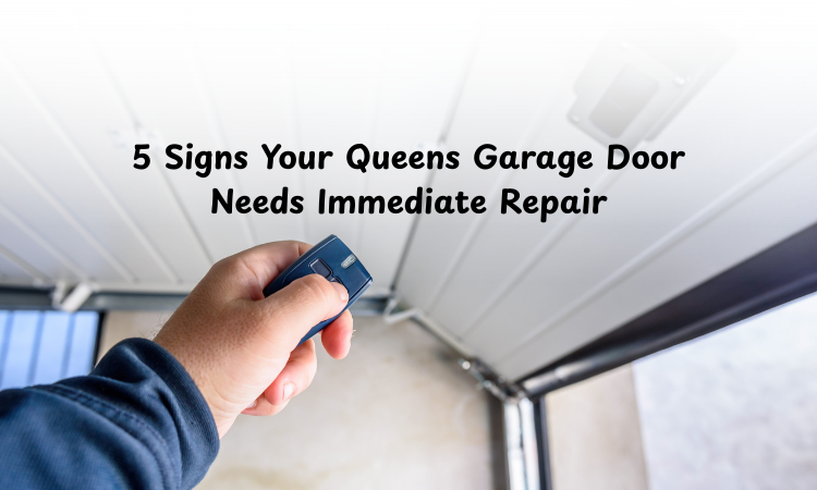 signs you need immediate garage door repair