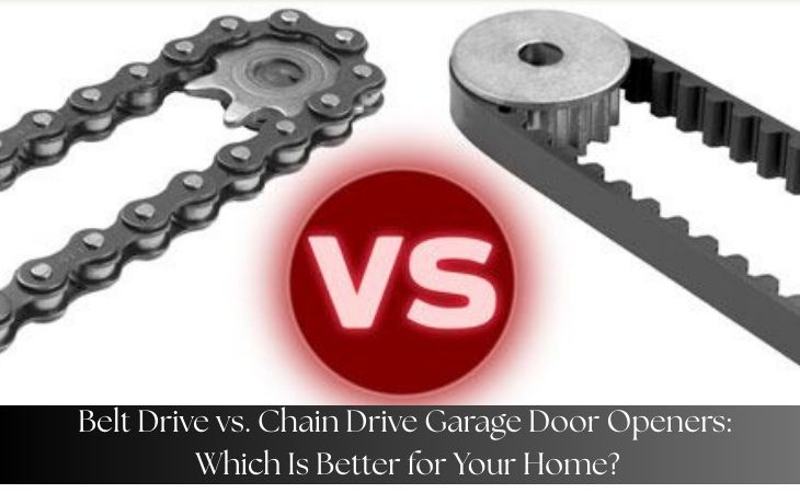 belt chain drive garage door openers