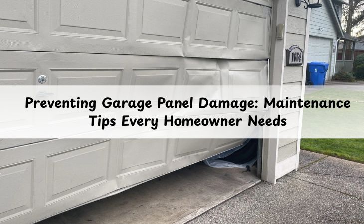 preventing garage panel damage