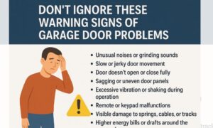 warning signs of garage door problems