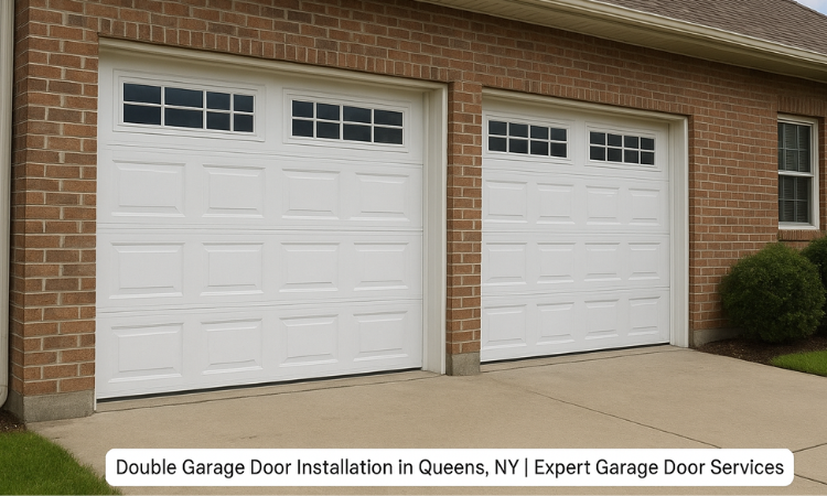 double garage door installation