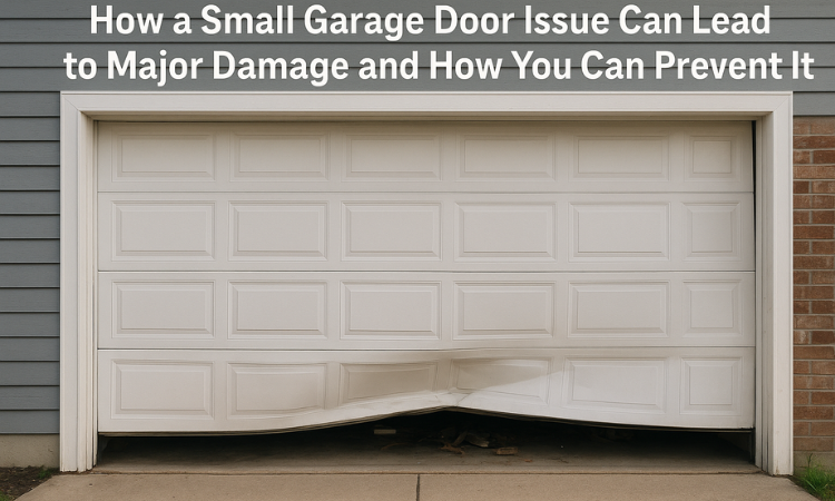 garage door issue lead to major damage