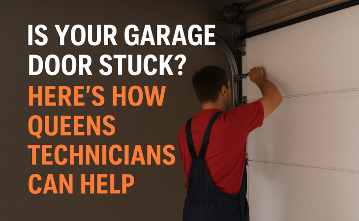 garage door stuck