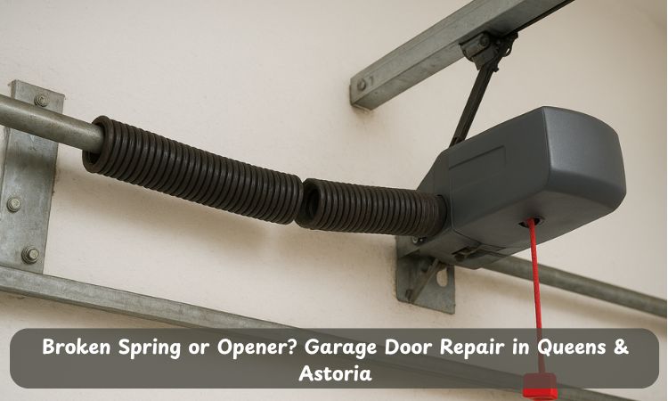 Garage Broken Spring Opener