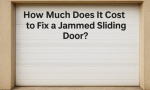 Jammed Sliding Door