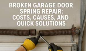 Broken Garage Door Spring Repair