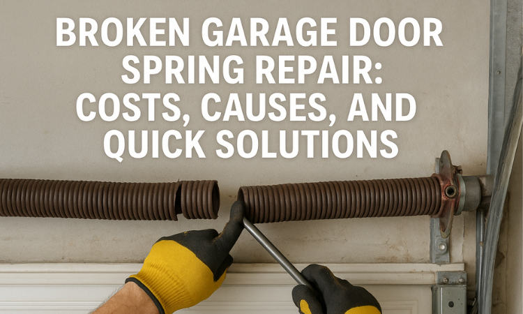 Broken Garage Door Spring Repair