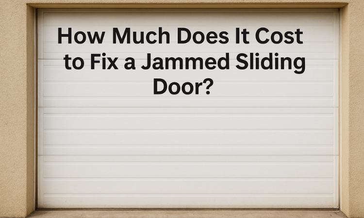 cost to fix a jammed sliding door