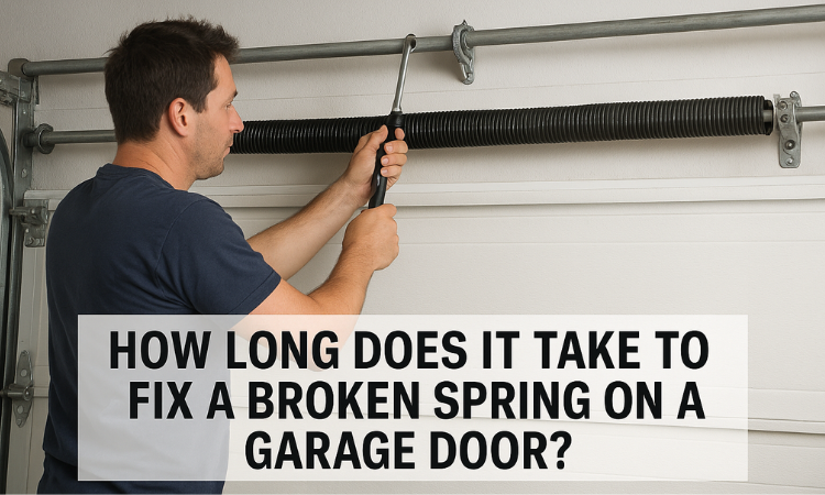 how long to fix a garage door spring
