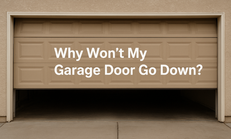 why garage door wont go down