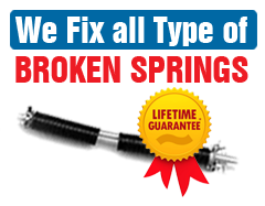 we fix broken garage springs