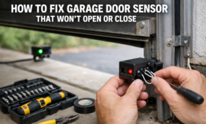How to Fix Garage Door Sensor That Won’t Open or Close