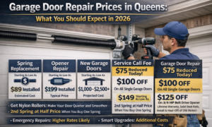 queens garage door repair prices